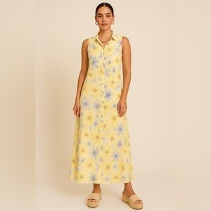 Vintage Flower Maxi Dress 🌼
